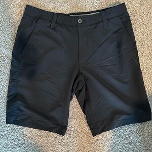 Under Armour Men's Black Flat Front Shorts